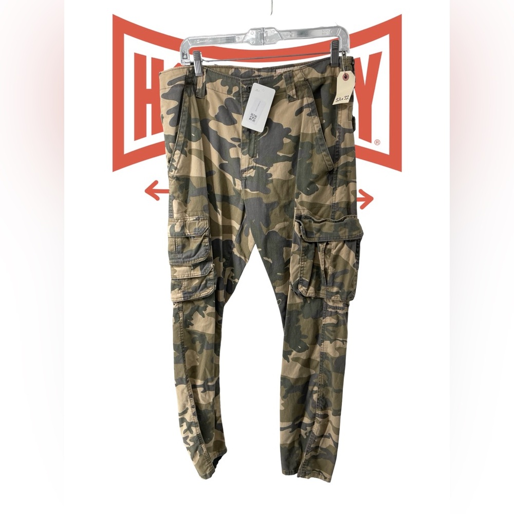 Wrangler Green and Brown Cargo Pants